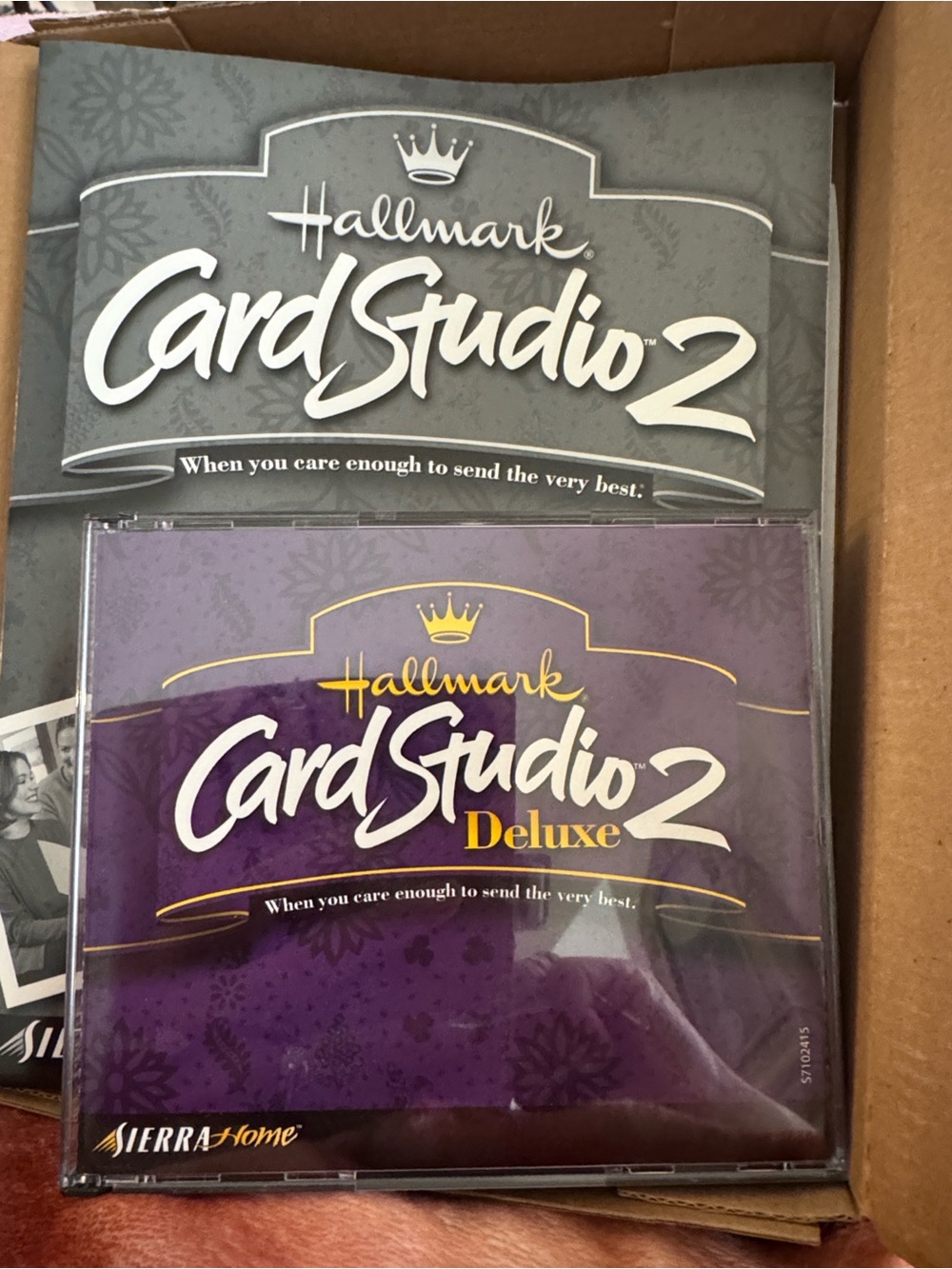 Hallmark CardStudio Deluxe - Purple & Gold Packaging NEW